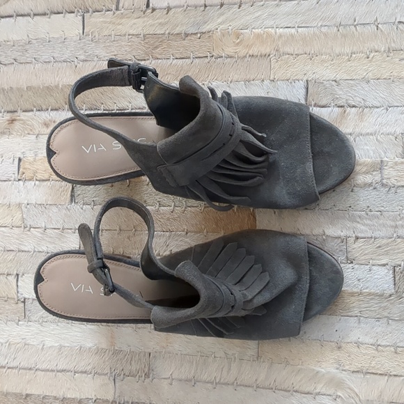 Via Spiga Shoes - Via Spiga Fey Open Toe Sling Back Heels